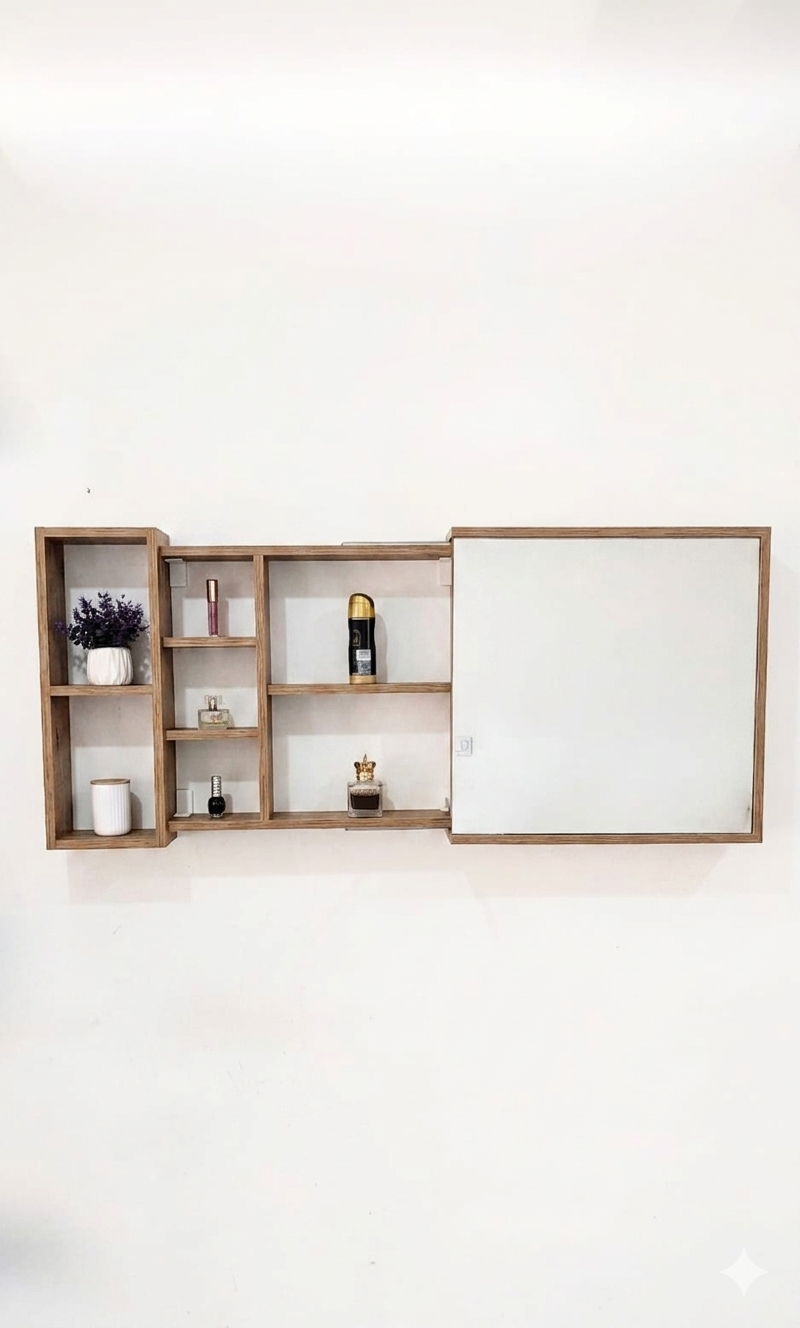 Botiquín deslizable reversible para baño – Línea Clara