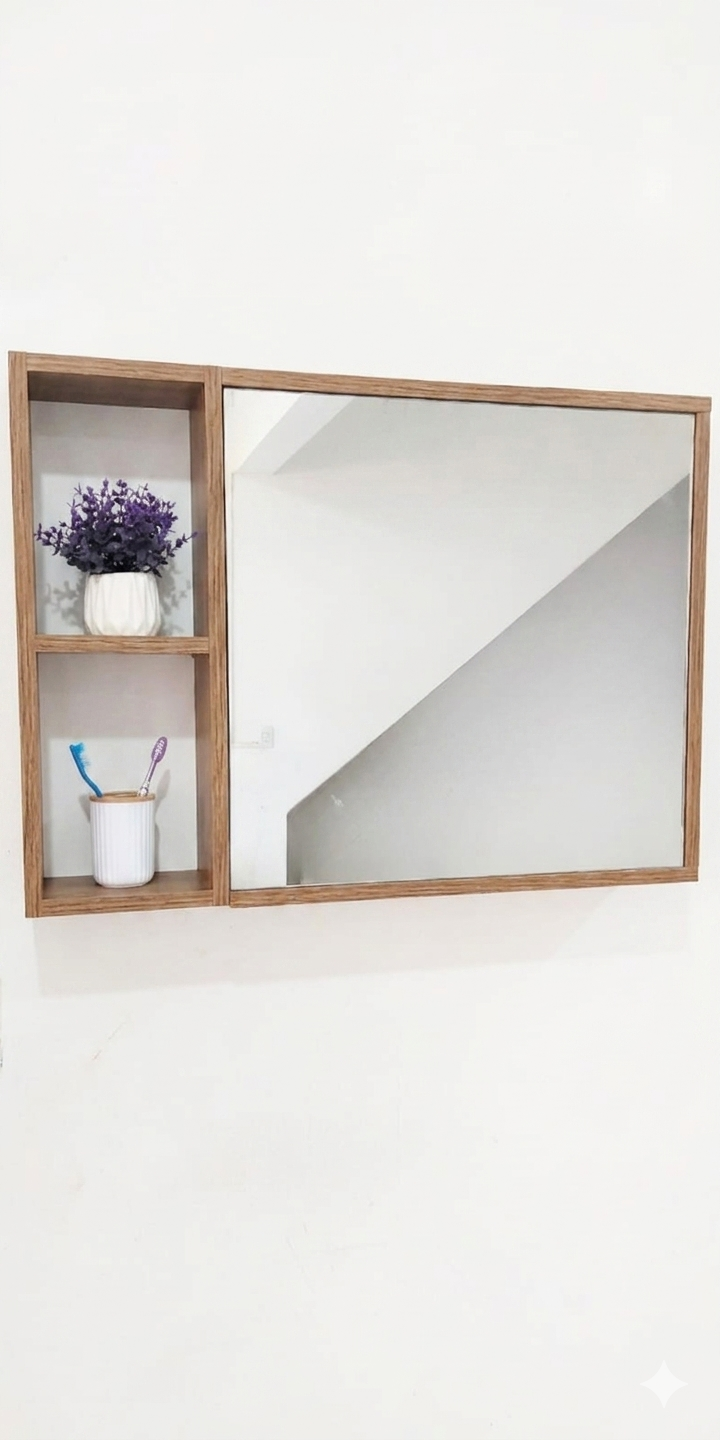 Botiquín deslizable reversible para baño – Línea Clara