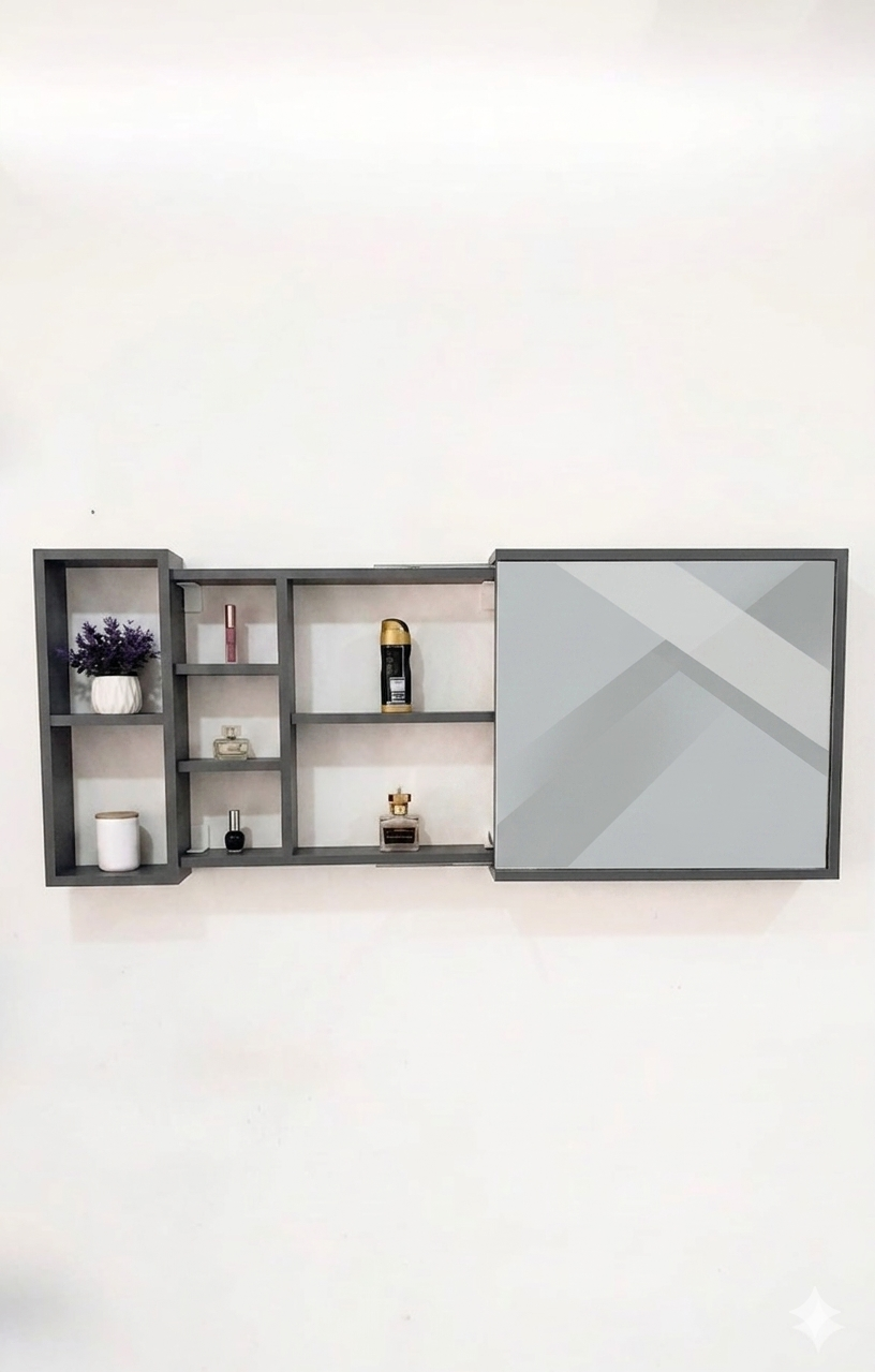 Botiquín deslizable reversible para baño – Línea Clara